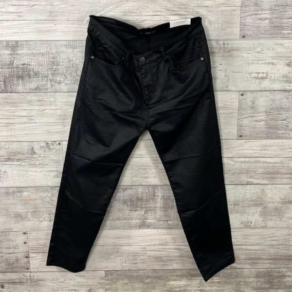 Pantalon ciré à motifs